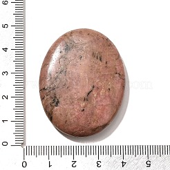 Natürlicher ovaler Rhodonit-Sorgenstein&nbsp;G-I359-10