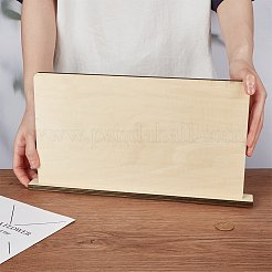 Kartenhalter für Ohrringe aus Holz&nbsp;ODIS-WH0072-01
