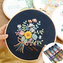 48 écheveaux 4 couleurs fil à broder polyester 6 plis&nbsp;OCOR-CY0004-55B