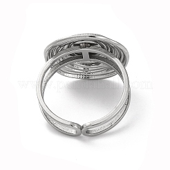 Fingerring aus Edelstahl 304&nbsp;RJEW-C113-01P
