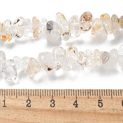 Hilos de cuentas de diamantes herkimer naturales&nbsp;X-G-M205-95