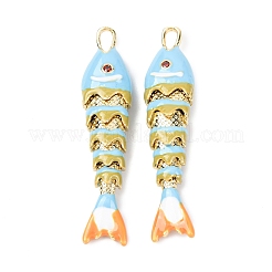 Pendentifs de placage en laiton&nbsp;KK-A268-05G-C05