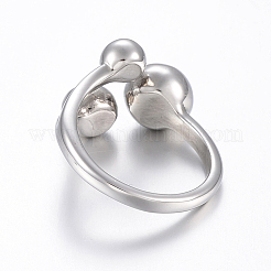 Anelli in acciaio inossidabile 304 anti-ossidazione&nbsp;RJEW-H125-12G-18mm