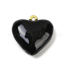 Pendentifs d'émail en laiton &nbsp;KK-M322-01D-G