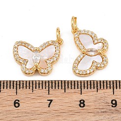 Pendentifs en laiton zircon cubique transparent&nbsp;SH-CBA197E-09G