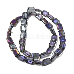 Perles en verre galvanisée&nbsp;EGLA-H002-A-15