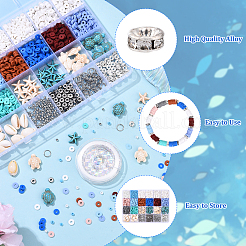 DIY-Armband-Sets zum Thema Ozean&nbsp;DIY-YW0017-53