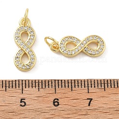 Pendentifs avec zircon cubiques à micro-pavés en laiton&nbsp;LS-KK-C092-10G
