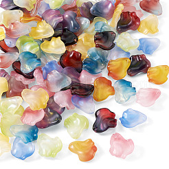 90pcs 9 Farben handgemachte Bunte Malerei-Perlen&nbsp;LAMP-TA0002-40