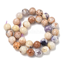 Natürliche lila Opal Perlen Stränge&nbsp;G-L642-B21-12mm