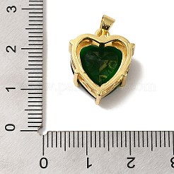 Micro spianare pendenti in ottone dorato zirconi&nbsp;KK-C072-37G