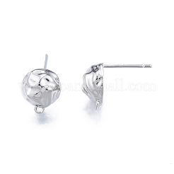 Messing Ohrstecker Zubehör&nbsp;KK-G432-27P