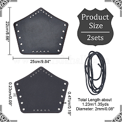Verstellbare PU-Lederband Armbänder&nbsp;AJEW-WH0250-75B