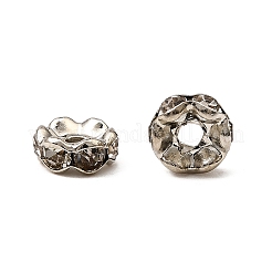 Perline distanziatori strass in ottone&nbsp;X-RB-A014-L6mm-01P