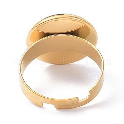 Ionenplattierung (IP) verstellbare Fingerringkomponenten aus Edelstahl 304&nbsp;STAS-P291-01D-G