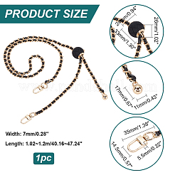 Chaînes de sangle de sac en cuir PU réglables&nbsp;AJEW-WH0419-50B