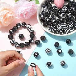 100pcs perles acryliques opaques&nbsp;OACR-CJ0002-50