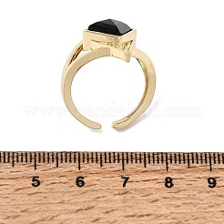Bagues de manchette en laiton micro pavé de zircone cubique pour femmes&nbsp;GG-CBA7610-11G-06