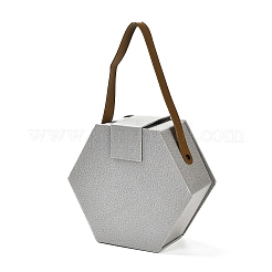 Sechseckige Geschenkboxen aus Pappe zum Valentinstag&nbsp;LS-CON-M010-01C