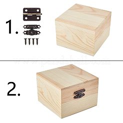 Fermoirs à loquet en fer&nbsp;DIY-NB0003-12AB