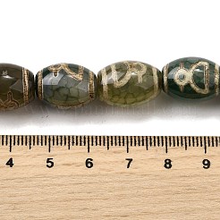 Stile tibetano perline dzi fili&nbsp;G-S389-A07