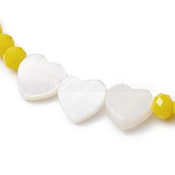 3 Stück 3 Stile Glasperlen Stretch-Armband-Sets für Frauen&nbsp;BJEW-JB11168