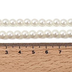 Umweltfreundliche gefärbte Glasperlenstränge&nbsp;HY-A008-6mm-RB002