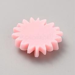 Cabochons en résine opaque&nbsp;RESI-WH0078-01G