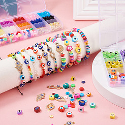 Kit de búsqueda de joyería de mal de ojo diy&nbsp;DIY-TA0003-71
