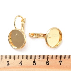 Orecchino leberback in ottone placcato a cremagliera&nbsp;KK-C063-16G