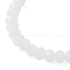 Stretch-Armbänder aus Glas mit synthetischer Koralle&nbsp;BJEW-JB13498
