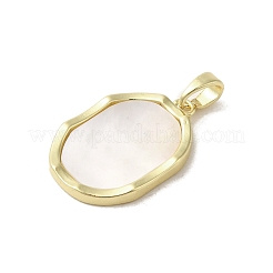 Muschelanhänger aus Messing mit Pavé-Fassung&nbsp;KK-I708-13E-G