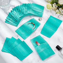 Klappenbeutel aus Samt für Schmuck&nbsp;ABAG-WH0038-43C