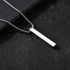 Collane con ciondolo in acciaio inossidabile 304&nbsp;NJEW-P329-01P