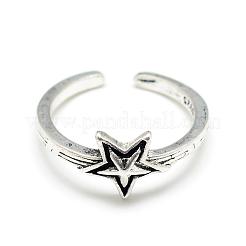 Verstellbare Legierungsmanschettenfingerringe&nbsp;RJEW-S038-035