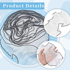 Ruban de dentelle de polyester&nbsp;OCOR-WH20018-62A