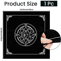 1 mantel de tarot de terciopelo para adivinación&nbsp;AJEW-CN0007-59