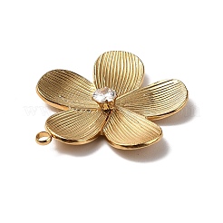 Pendentifs en strass en acier inoxydable 304&nbsp;STAS-P395-11A-G