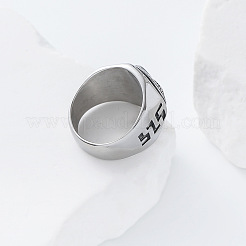 304 Edelstahl Fingerringe für Männer&nbsp;VP8445-2