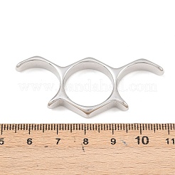 Fingerringe aus Edelstahl 304&nbsp;RJEW-D336-10P