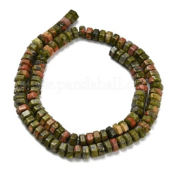 Natur Unakit Perlen Stränge&nbsp;G-G317-A15-3x6mm