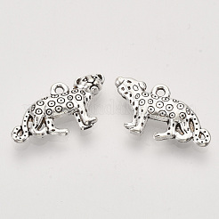 Tibetischer stil Aluminium Anhänger & Charms&nbsp;X-TIBEP-T009-28AS-RS