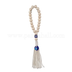 Ornements suspendus en perles de bois&nbsp;HJEW-JM03311
