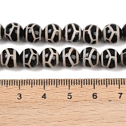Tibetischen Stil dzi Perlen Stränge&nbsp;G-G328-A04-8mm