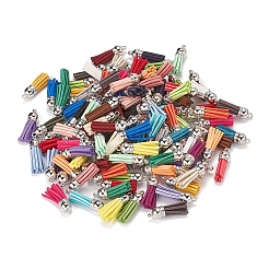 120pcs 30 Farben faux Wildleder Quaste Anhänger Dekorationen&nbsp;FIND-YW0001-14P