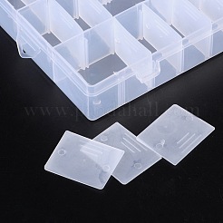 Conteneurs de stockage de perles en plastique&nbsp;X-C095Y