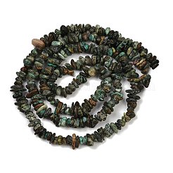 Natürliche afrikanische türkis (jasper) perlen stränge&nbsp;G-F794-A01