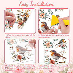 3 foglio 3 stili adesivi decorativi impermeabili in pvc&nbsp;DIY-WH0404-717