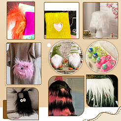 10 Stück 10 Farben Kunstwollstoff&nbsp;DIY-GA0008-83