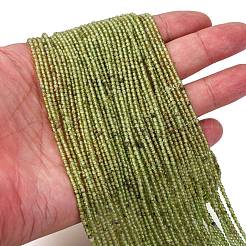 Perline peridoto naturale fili&nbsp;G-RM2025519-A01-2mm